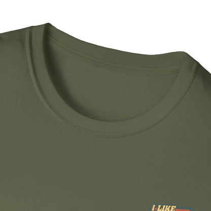 I Like Disc Golf and Maybe 3 People (Back Print) T-Shirt