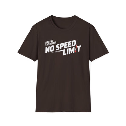 Racing Thoughts No Speed Limit ADHD Shirt