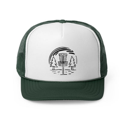 Hand-drawn Basket and Trees - Trucker Caps