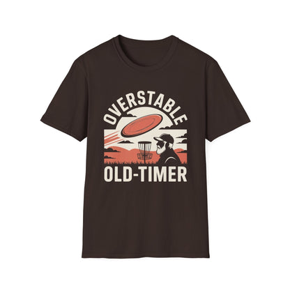 Overstable Old-Timer Funny Disc Golf T-Shirt