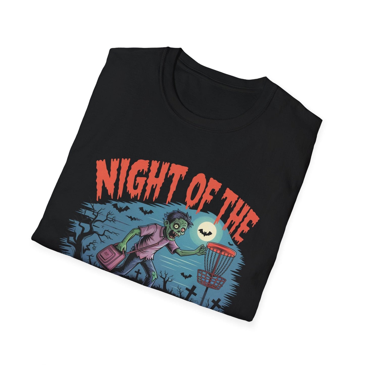 Night of the Living Bogey Zombie Disc Golf T-Shirt