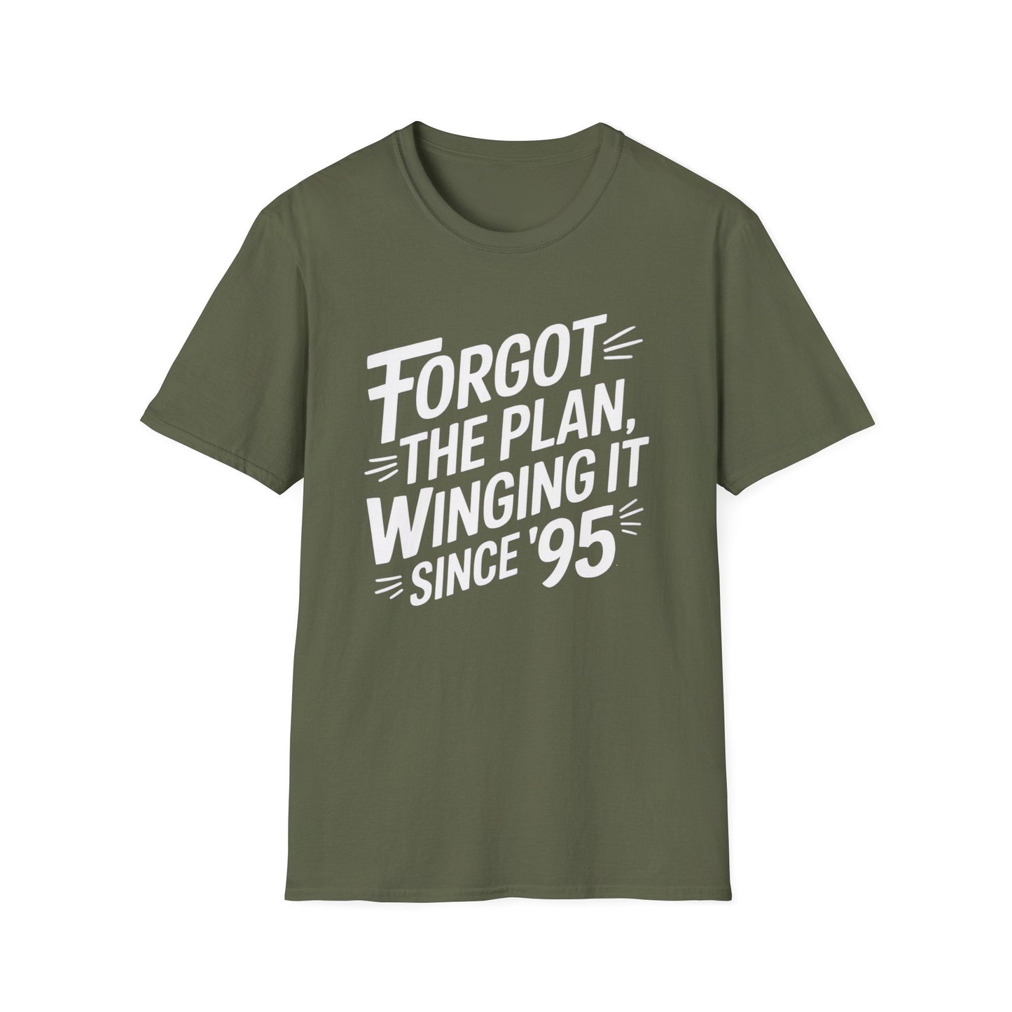 Forgot the Plan ADHD T-Shirt – Winging It Since ’95