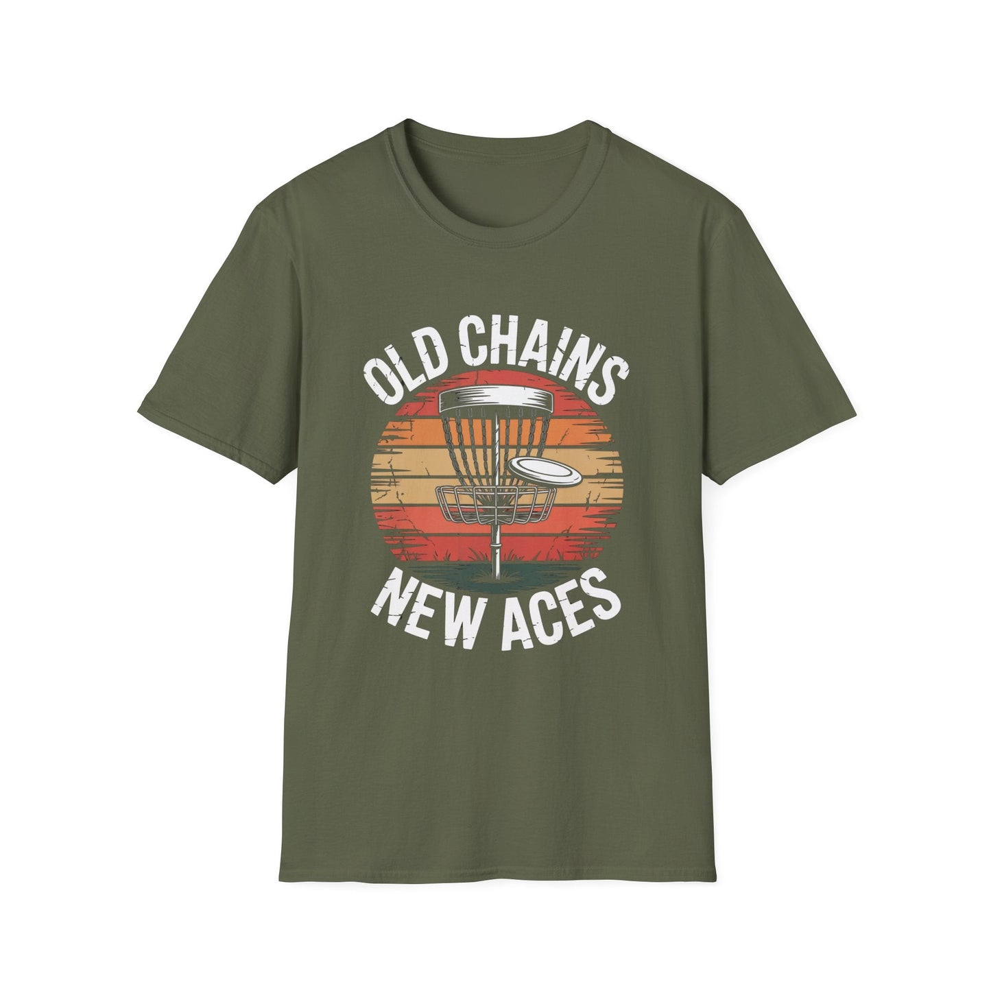 Old Chains New Aces Disc Golf T-Shirt