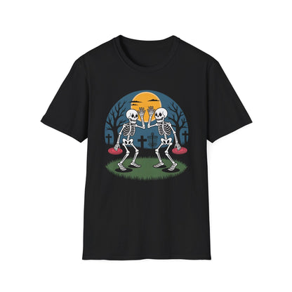 Skeleton Crew – Halloween Disc Golf T-Shirt