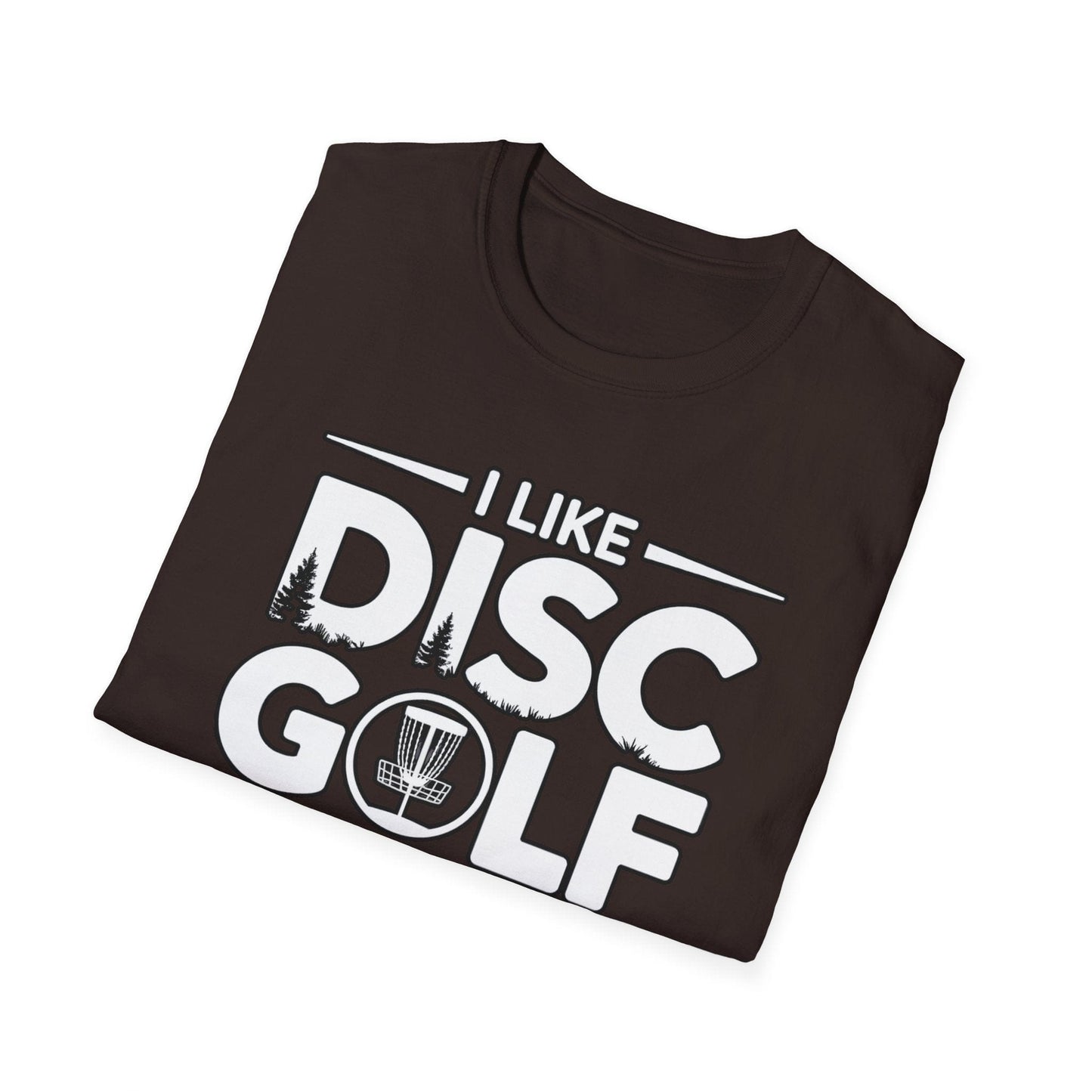 I Like Disc Golf and Maybe 3 People T-Shirt – Funny Disc Golf Humor Tee