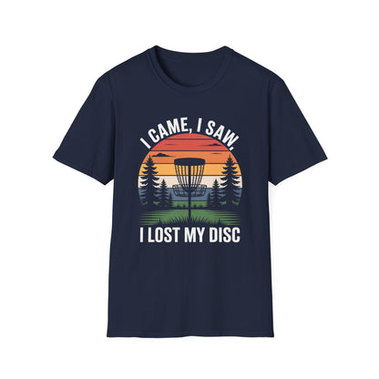 I Came, I Saw, I Lost My Disc – Funny Disc Golf T-Shirt