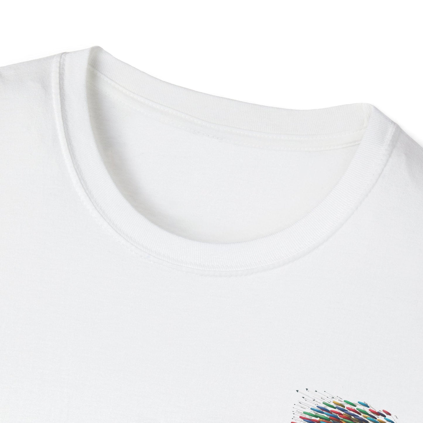 Disc Golf Paths (Back Print) T-Shirt