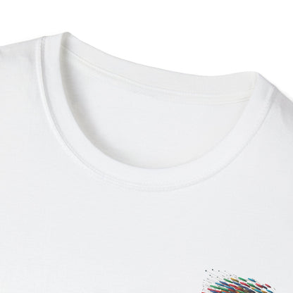 Disc Golf Paths (Back Print) T-Shirt