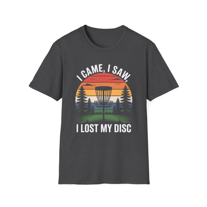 I Came, I Saw, I Lost My Disc – Funny Disc Golf T-Shirt