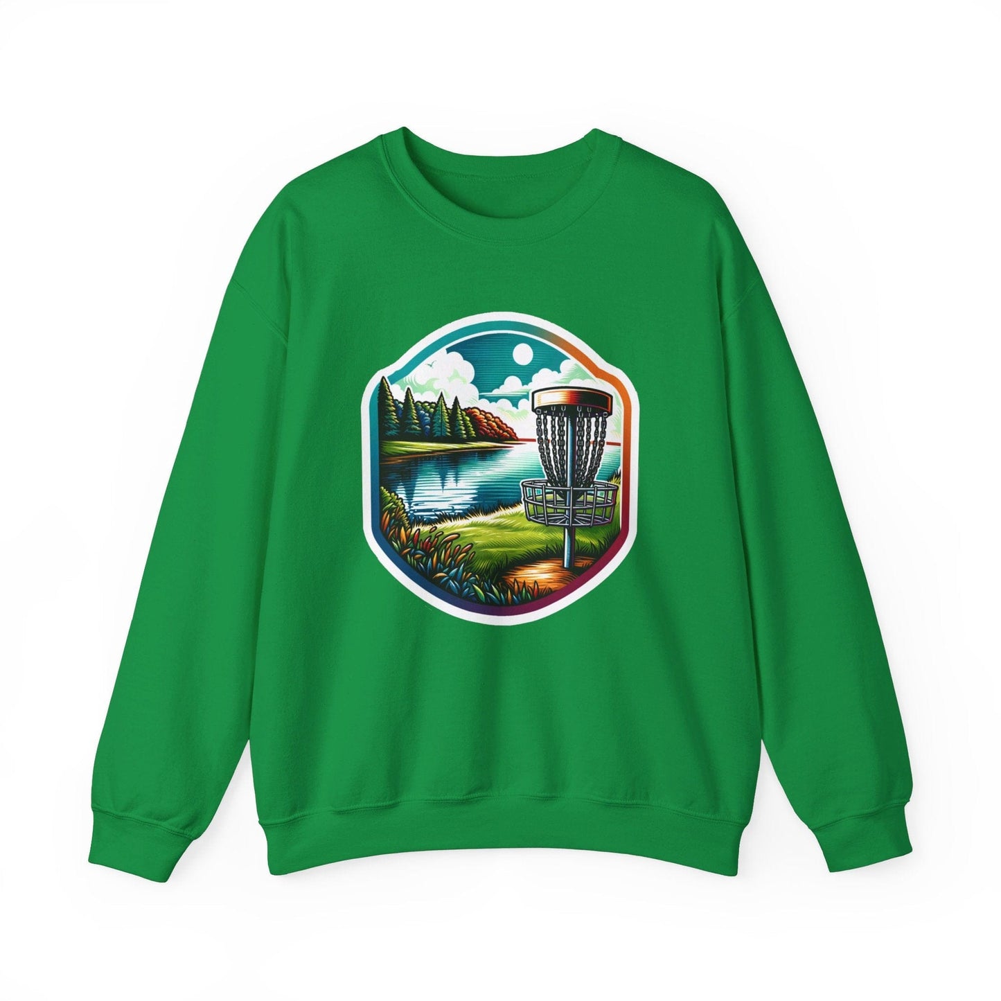 Serene Disc Golf Lake Sweatshirt - Unisex Heavy Blend™ Crewneck Sweatshirt