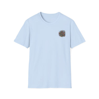 Disc Golf Paths (Back Print) T-Shirt