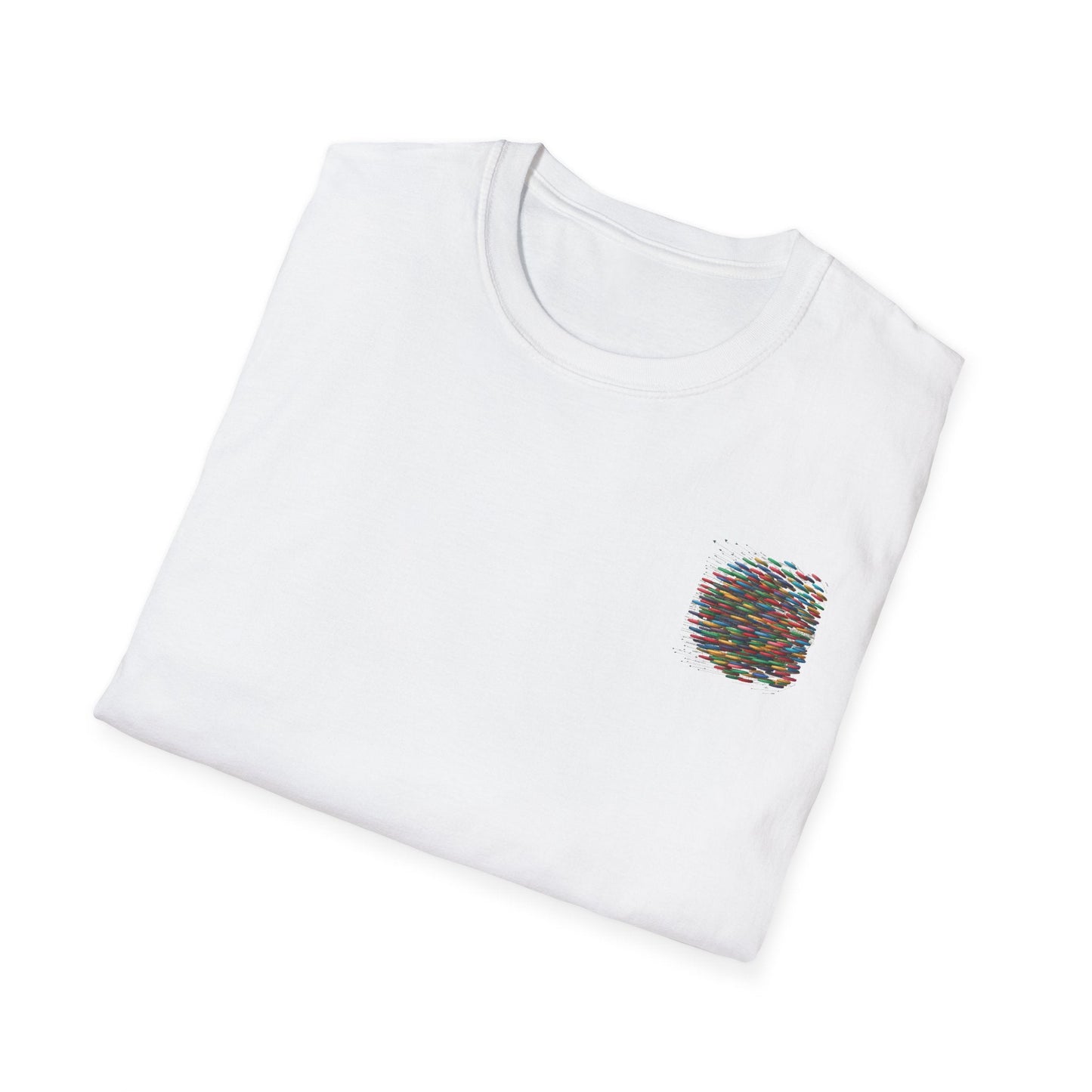 Disc Golf Paths (Back Print) T-Shirt