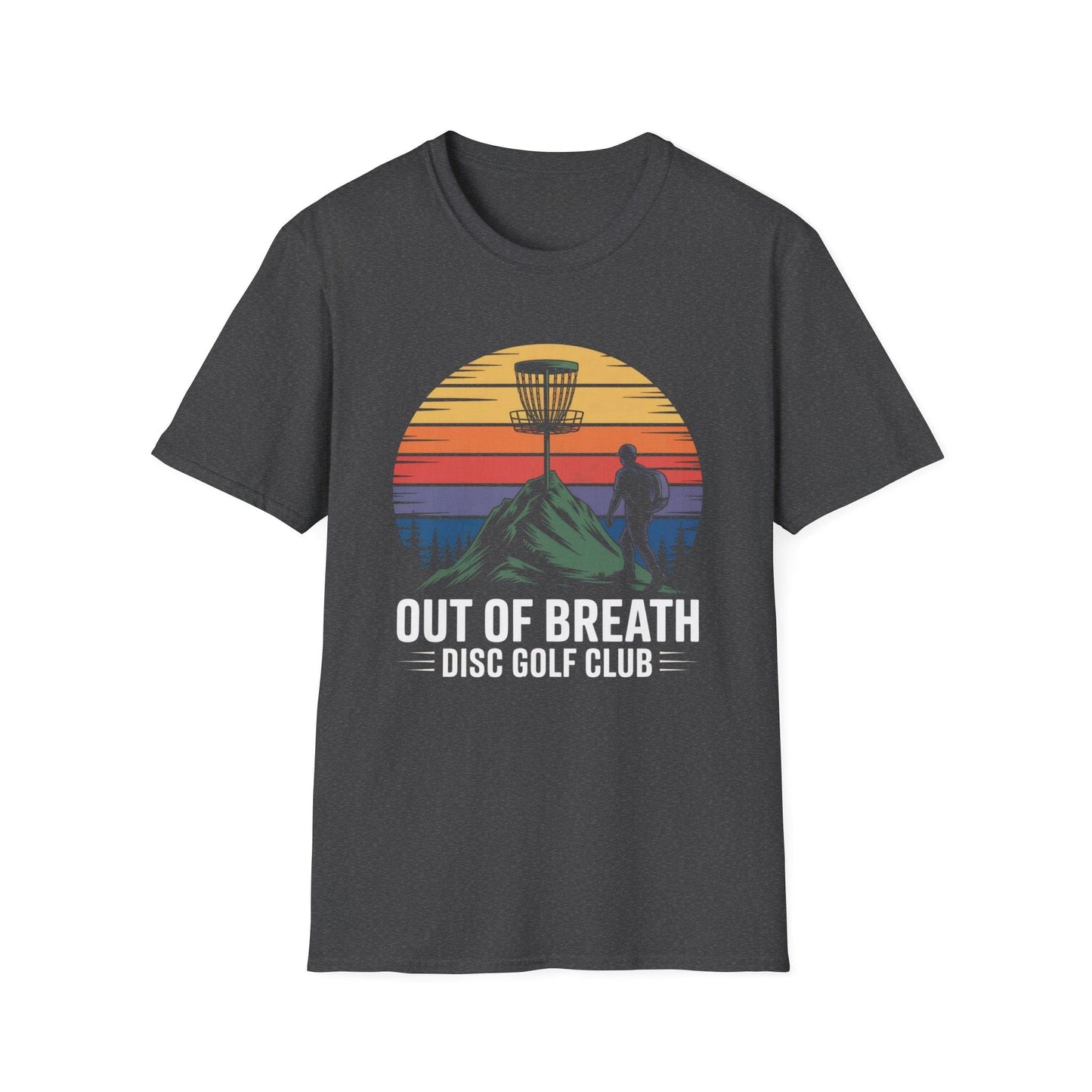 Out of Breath Disc Golf Club – Retro Disc Golf T-Shirt