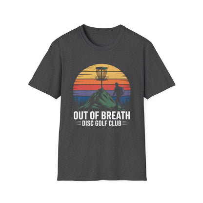 Out of Breath Disc Golf Club – Retro Disc Golf T-Shirt