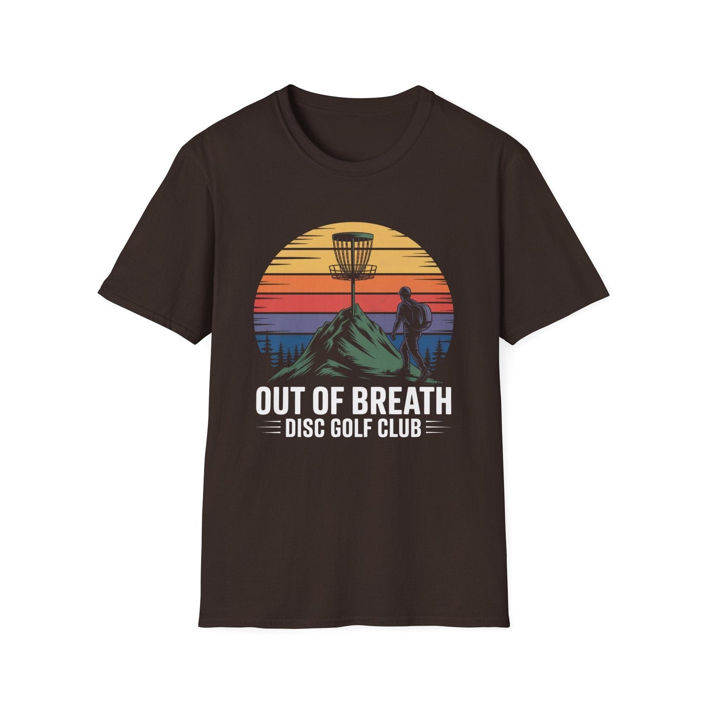 Out of Breath Disc Golf Club – Retro Disc Golf T-Shirt