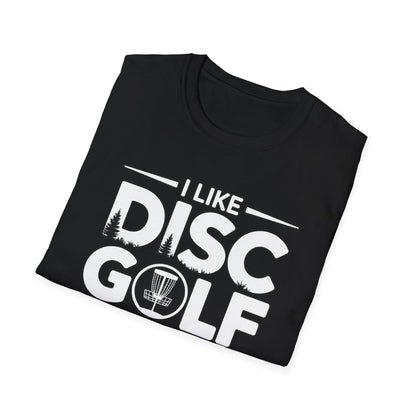 I Like Disc Golf and Maybe 3 People T-Shirt – Funny Disc Golf Humor Tee