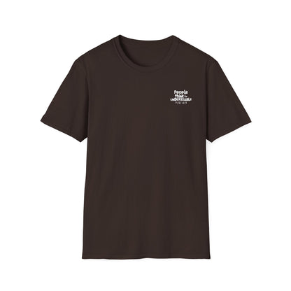 People Think I'm Understable Disc Golf (Back Print) T-Shirt