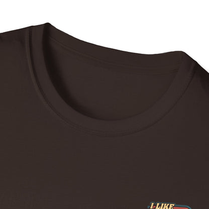 I Like Disc Golf and Maybe 3 People (Back Print) T-Shirt