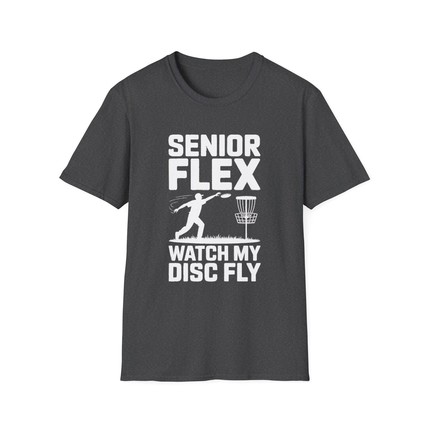 Senior Flex Watch My Disc Fly Disc Golf T-Shirt