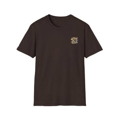 I Like Disc Golf and Maybe 3 People (Back Print) T-Shirt