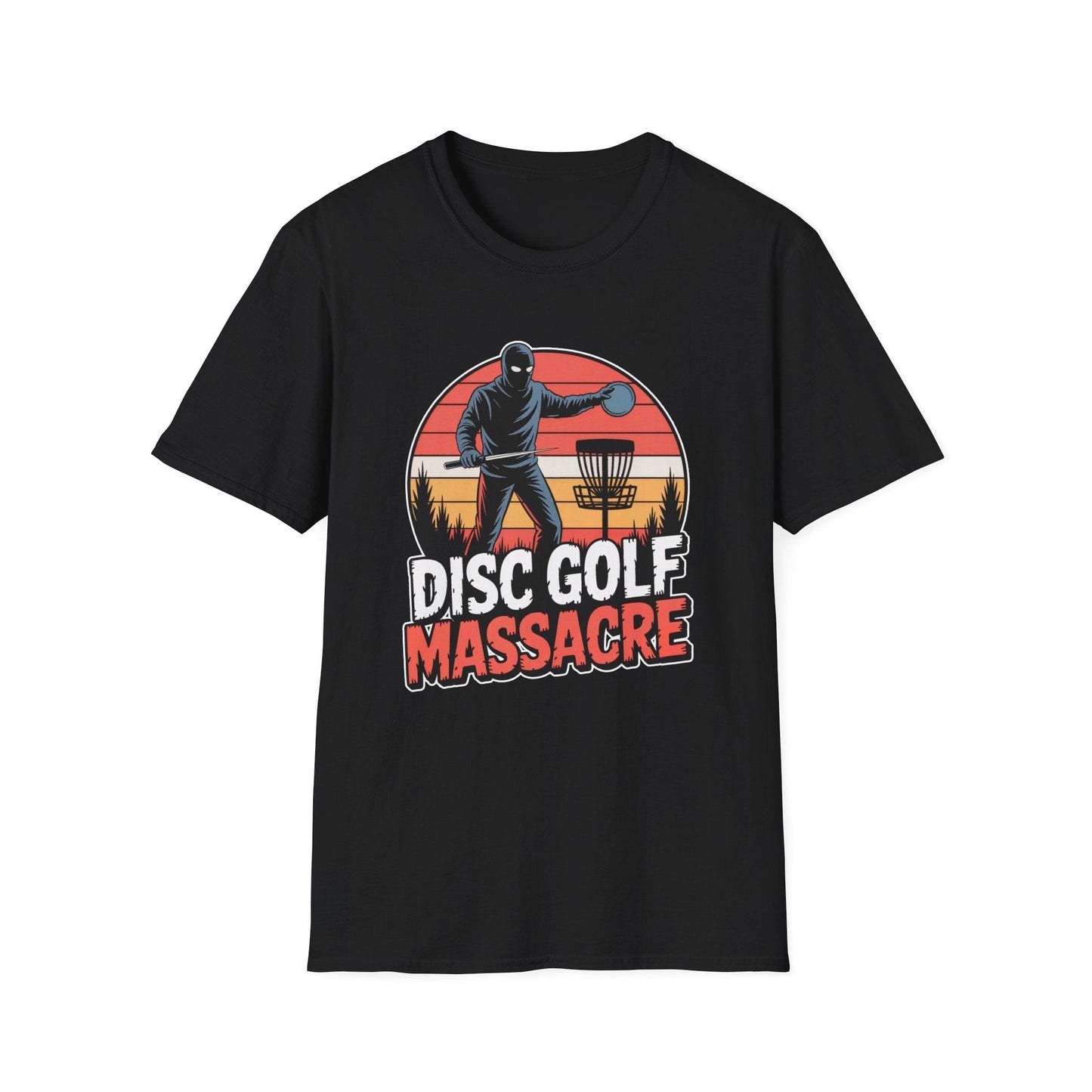 Disc Golf Massacre Horror Parody T-Shirt