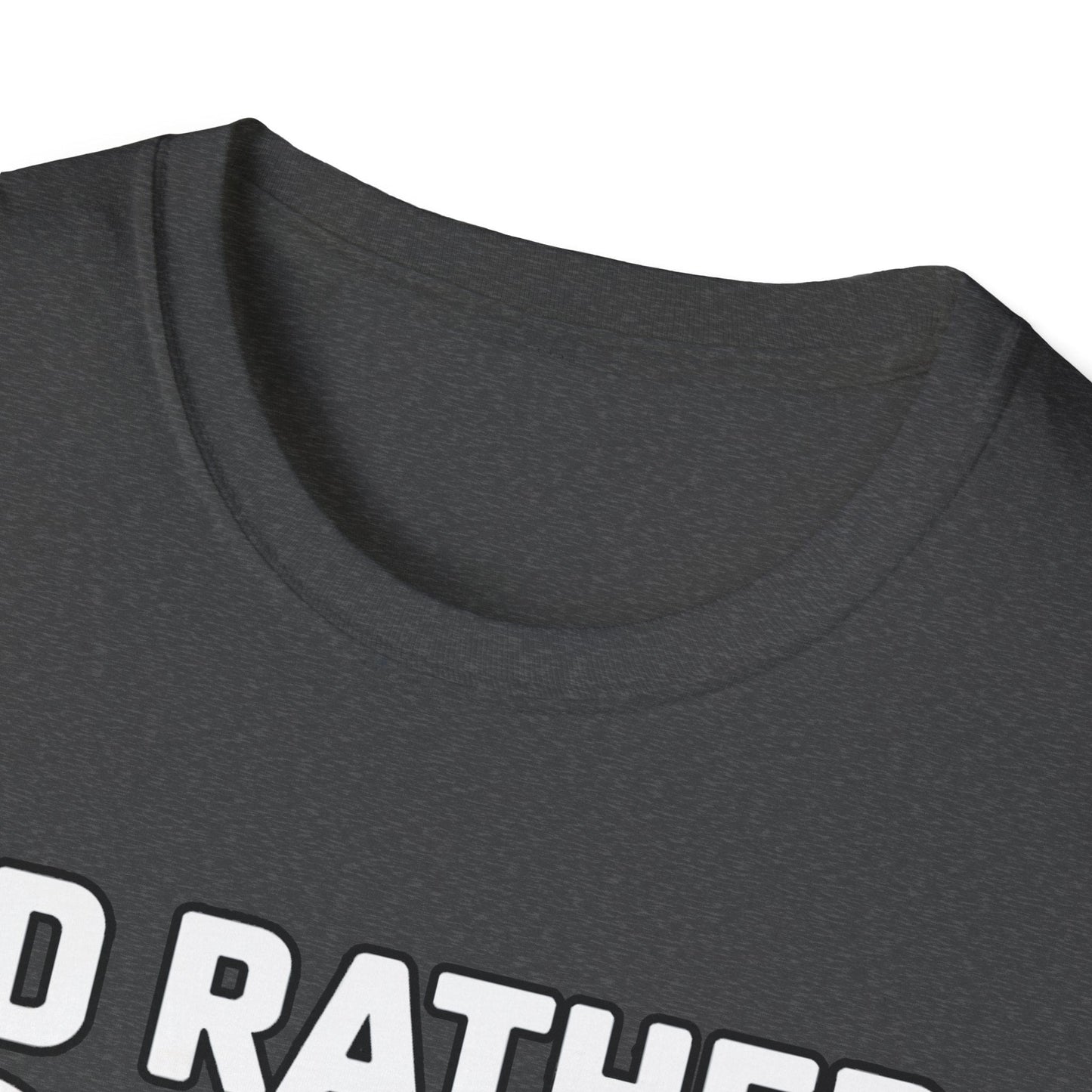 I’d Rather Play Disc Golf T-Shirt – Funny Disc Golf Player Tee