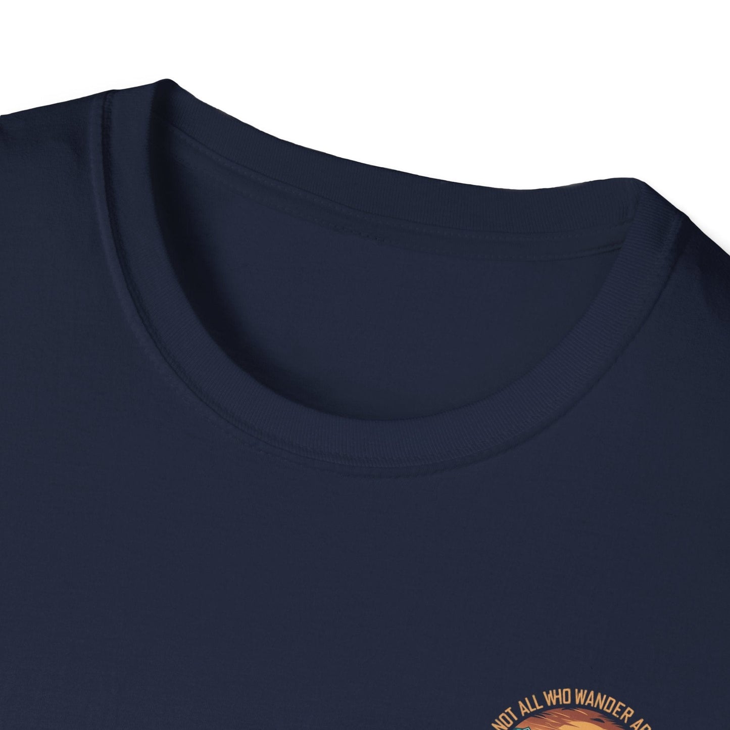 Not All Who Wander Are Lost Bigfoot v2 Disc Golf (Back Print) T-Shirt