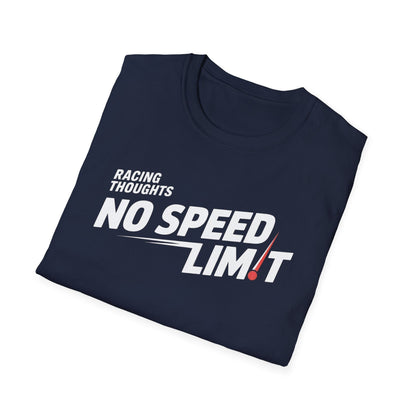 Racing Thoughts No Speed Limit ADHD Shirt