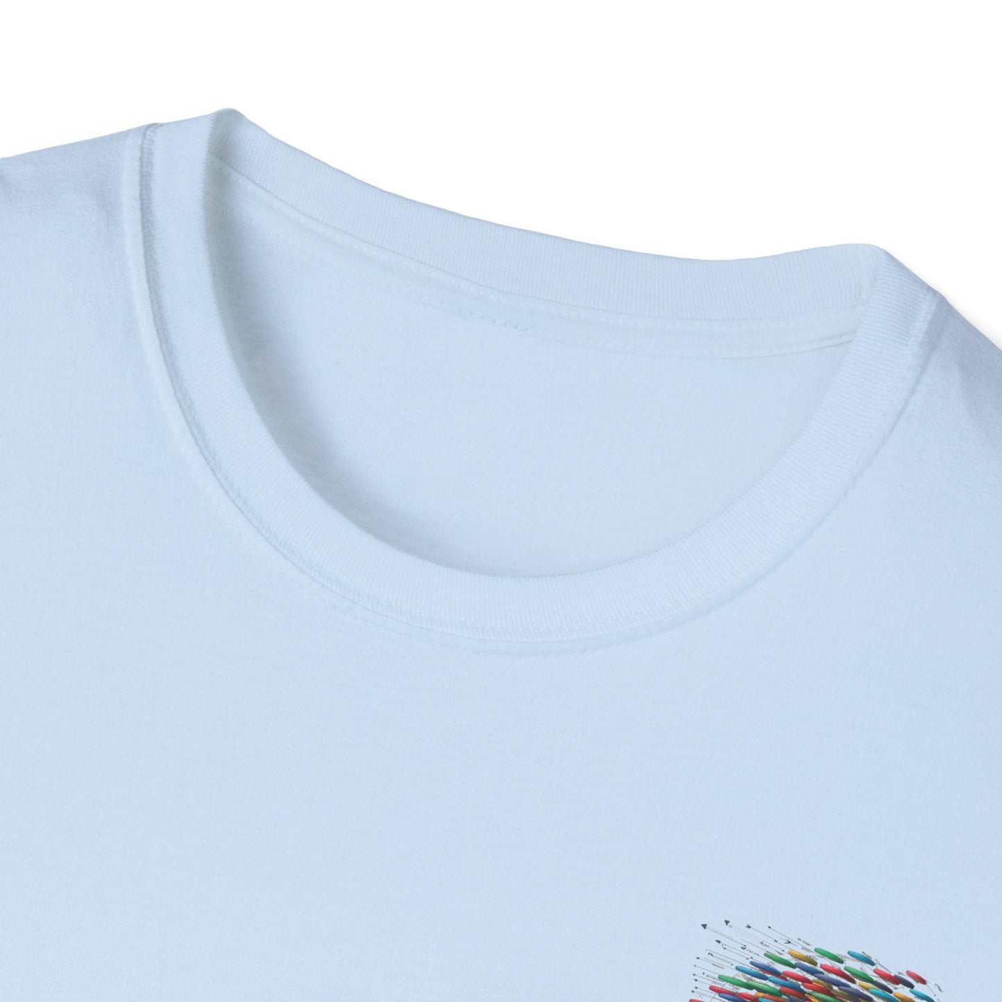 Disc Golf Paths (Back Print) T-Shirt