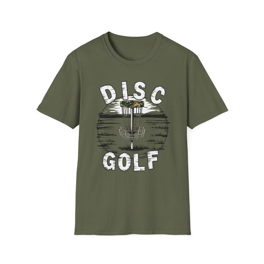 Military Green Camo Disc Golf T-Shirt