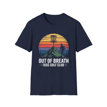 Out of Breath Disc Golf Club – Retro Disc Golf T-Shirt
