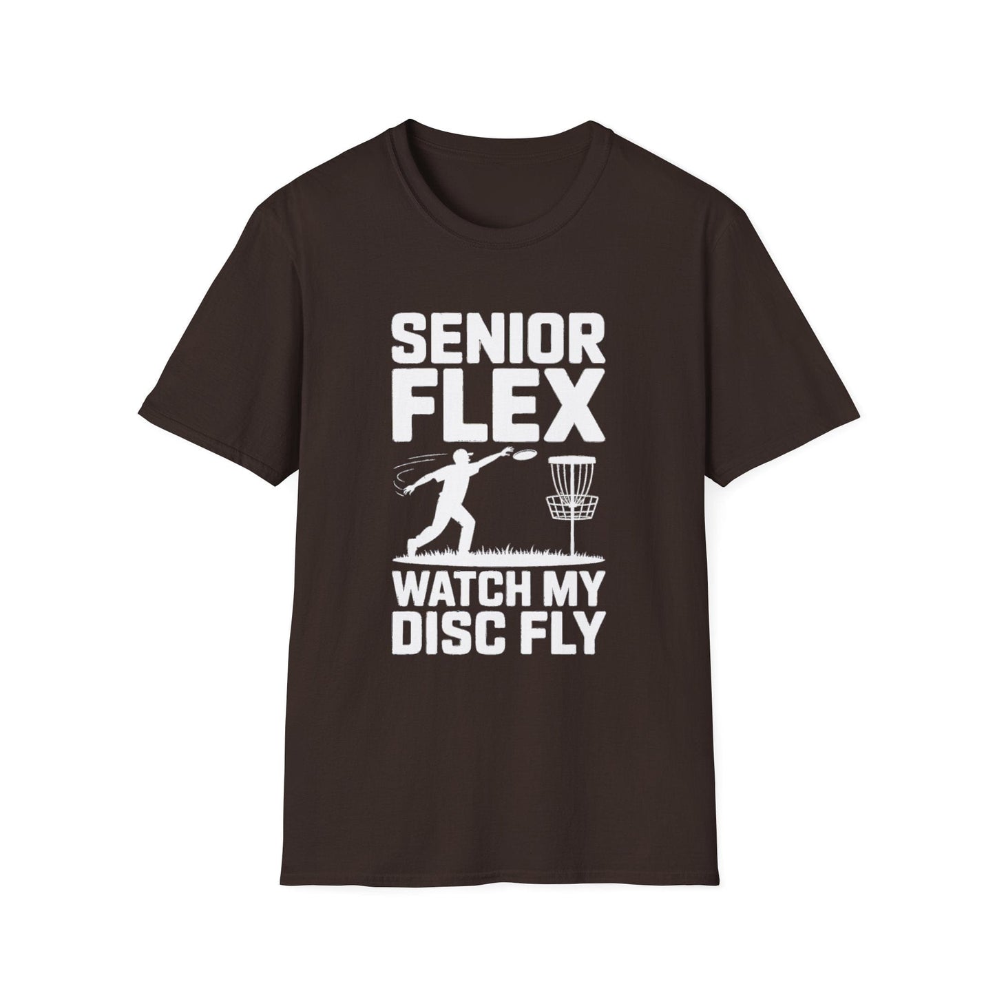 Senior Flex Watch My Disc Fly Disc Golf T-Shirt