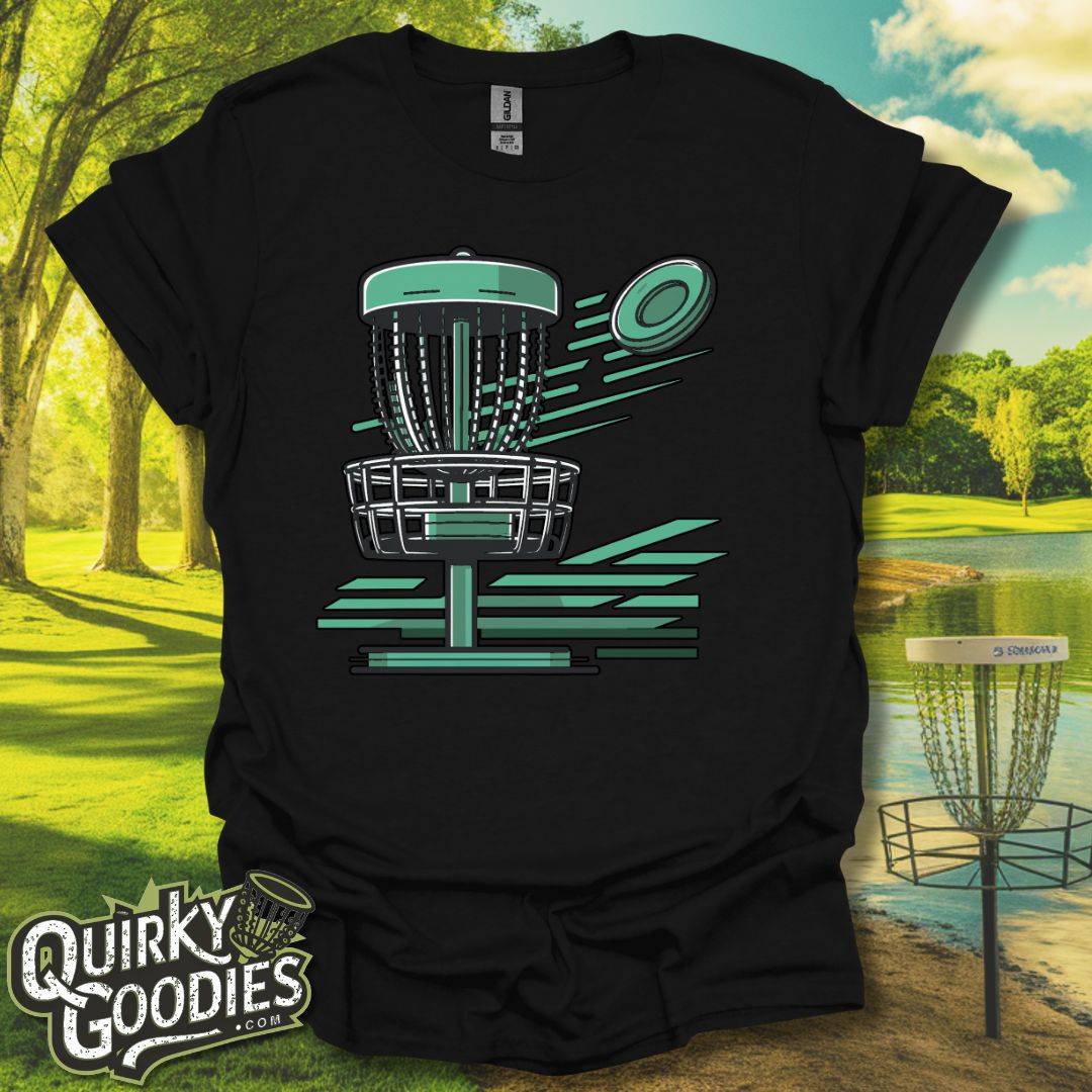 Green Basket Retroish T-Shirt