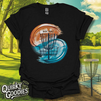 Double Exposure Discs and Golf Baskets T-Shirt