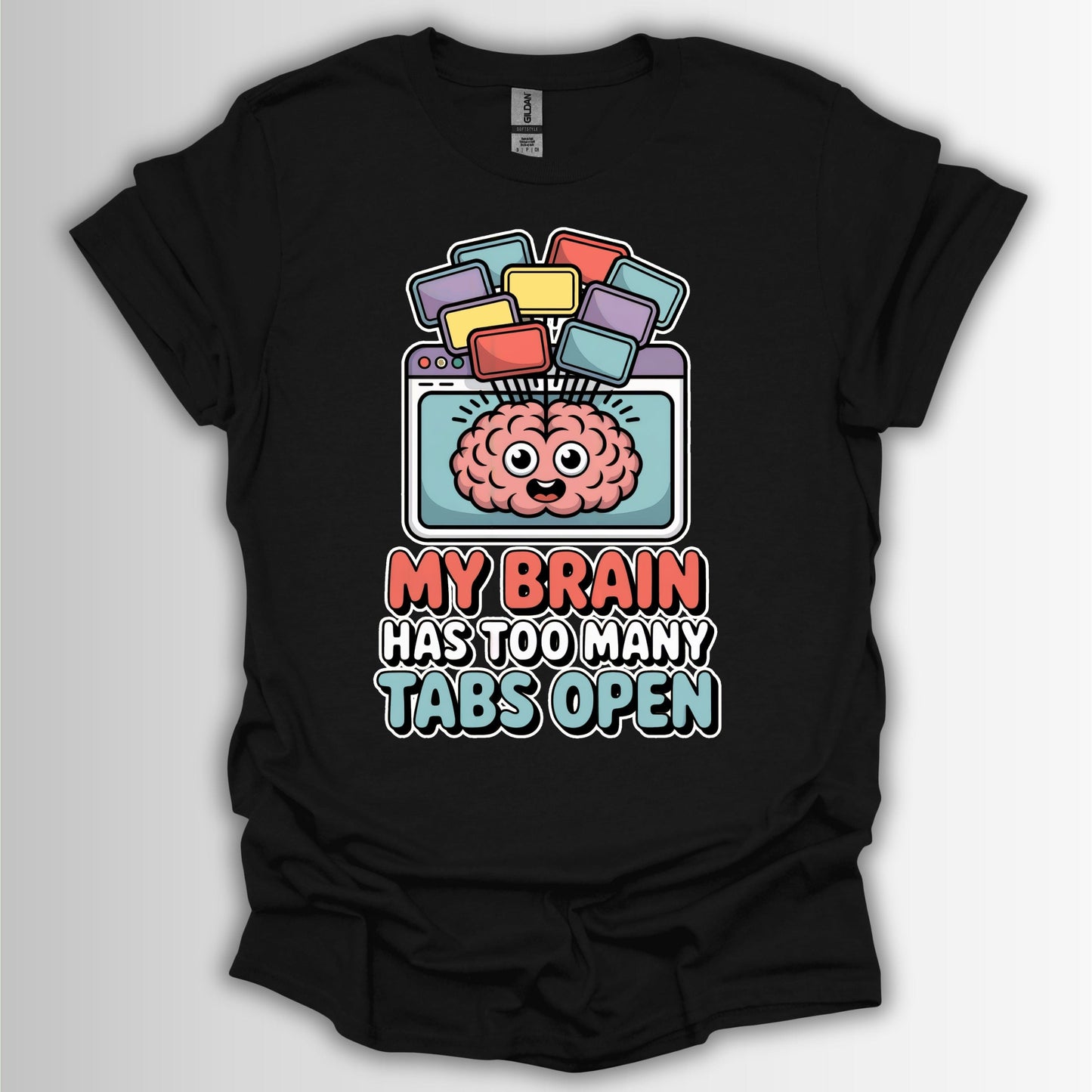 My Brain Has Too Many Tabs Open – Funny ADHD T-Shirt, Gift for Mental Health Awareness, Quirky Casual Tee, Humor for Stress Relief, Great for Birthdays & [...]