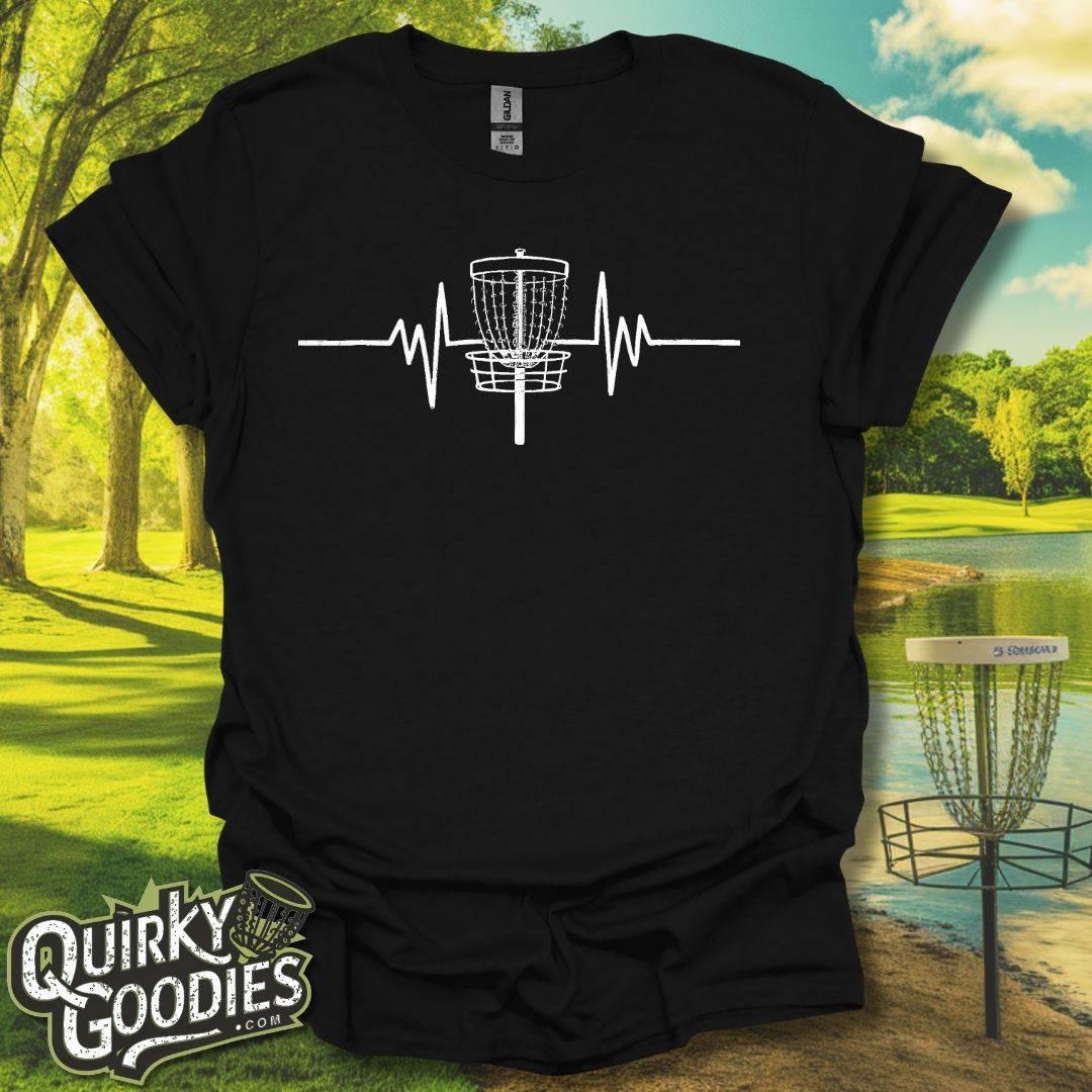 Disc Golf Heartbeat T-Shirt