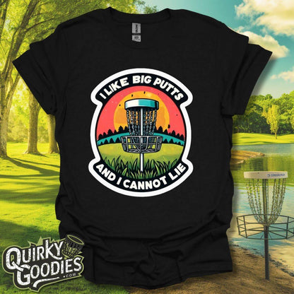 I like big putts and I cannot lie Badge Style T-Shirt