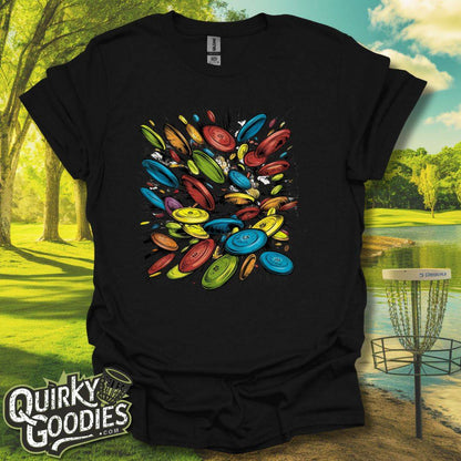 Disc Golf Paths v3 T-Shirt