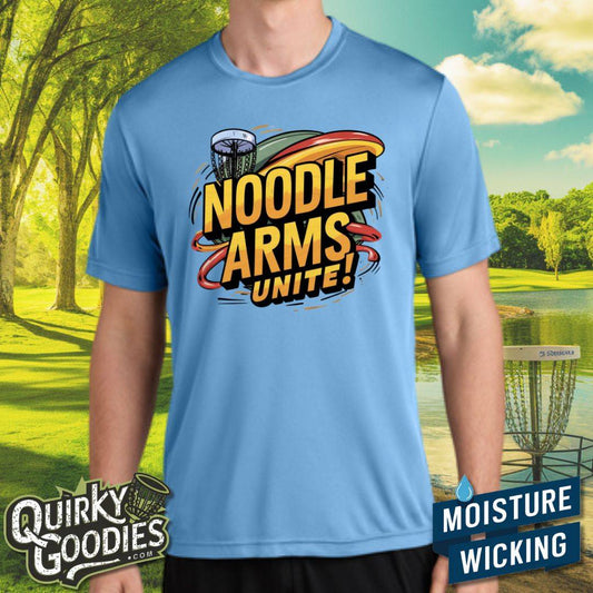 Noodle Arms Unite! - Sweat-Wicking T-Shirt