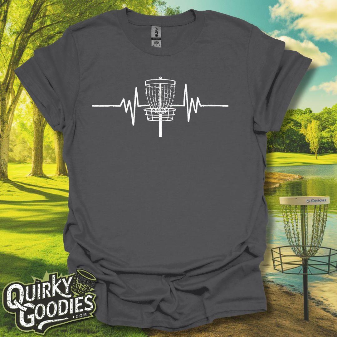 Disc Golf Heartbeat T-Shirt