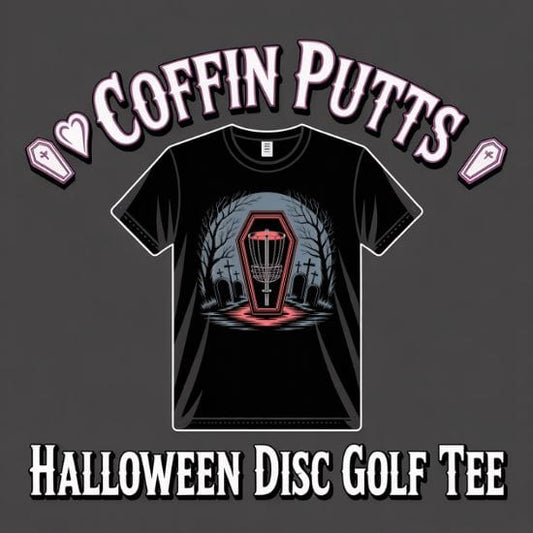 Coffin Putts – Halloween Disc Golf T-Shirt