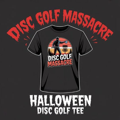 Disc Golf Massacre Horror Parody T-Shirt