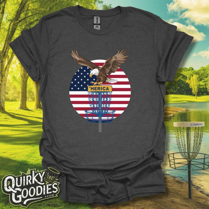 American Eagle Disc Golf Basket T-Shirt