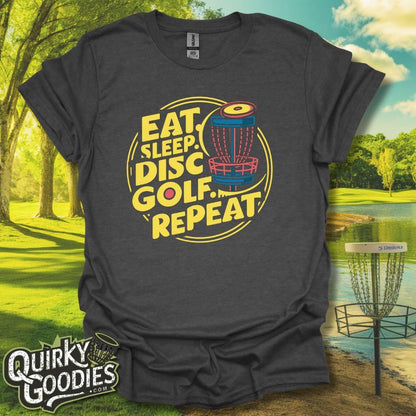 Eat Sleep Disc Golf Repeat T-Shirt