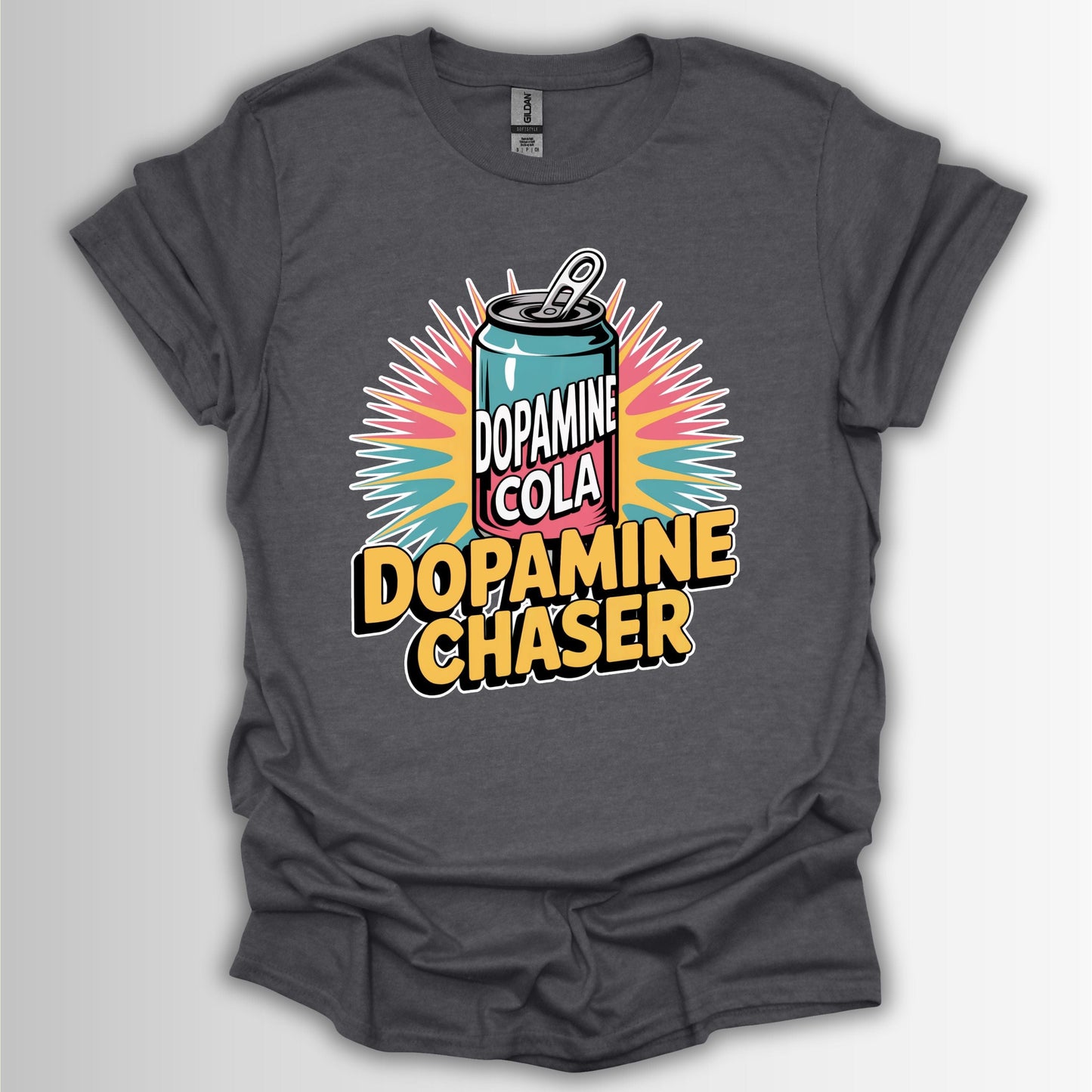 Dopamine Chaser T-Shirt – ADHD Humor Retro Soda Design