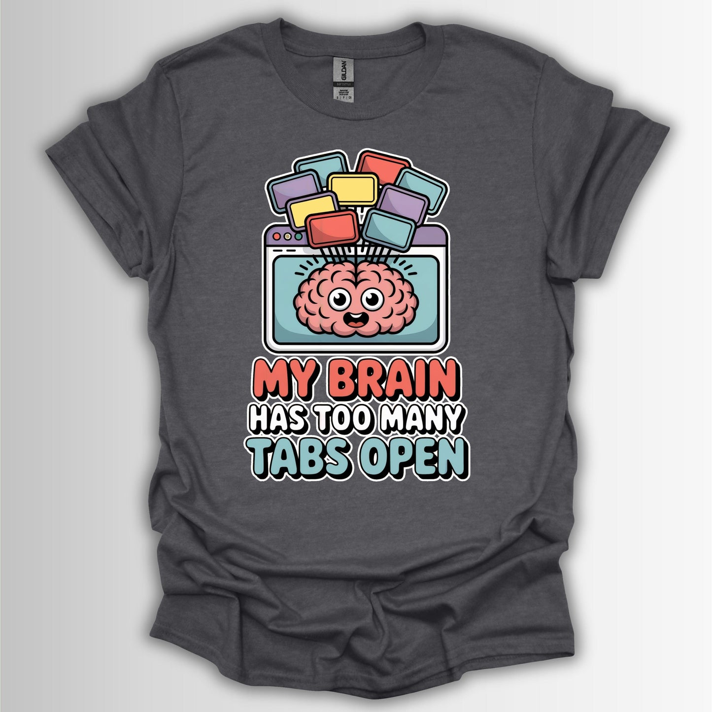 My Brain Has Too Many Tabs Open – Funny ADHD T-Shirt, Gift for Mental Health Awareness, Quirky Casual Tee, Humor for Stress Relief, Great for Birthdays & [...]