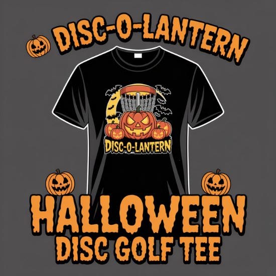 Disc-o-Lantern Halloween Disc Golf T-Shirt