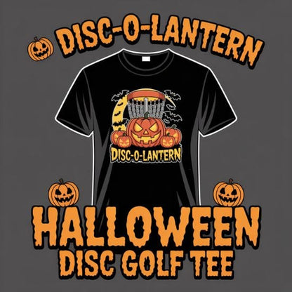 Disc-o-Lantern Halloween Disc Golf T-Shirt