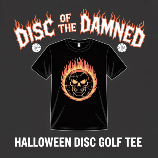 Disc of the Damned – Halloween Disc Golf T-Shirt