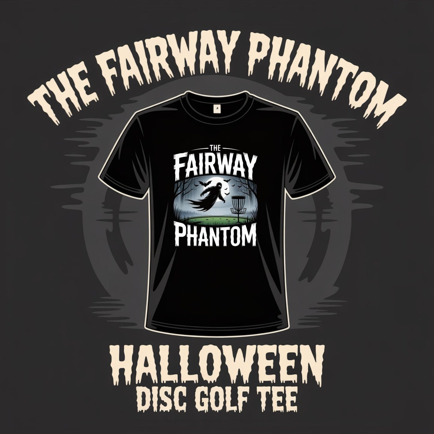 The Fairway Phantom Halloween Disc Golf T-Shirt